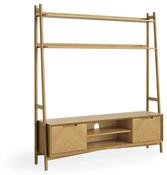 Valencia Oak Media Display Cabinet
