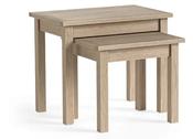 Modern Country Oak Nest Of Table