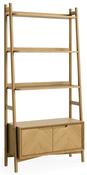 Valencia Oak Storage Bookcase