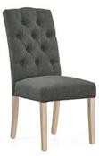 Provence Chelsea Chair- Charcoal- White Wash Leg image