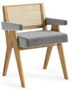 Como Aria Chair- Grey Velvet image
