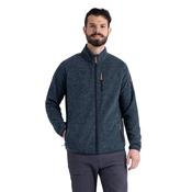 Mitchie Mens Full Zip Fleece in Dark Teal image