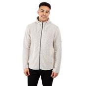 Scawton Men's Knitted Hoodie in Off White