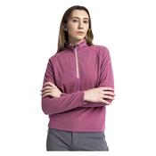 Skylar Women's Half Zip Fleece Top in Rose Blush image