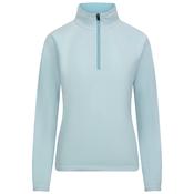 Skylar Womens 1/2 Zip Fleece Top in Sea Foam image