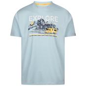 Thelon Mens Wicking Active T-Shirt in Seafoam Marl