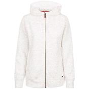 Winnie Womens Full Zip Fleece Hoodie in Ghost Marl