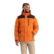 Ahmor Men's Padded Casual Jacket in Orange Spice image