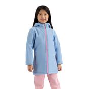 Brennagh Girls Longer Length Softshell Jacket in Cornflower