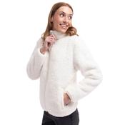 Feathery Women's Full Zip Sherpa Fleece in Ghost image