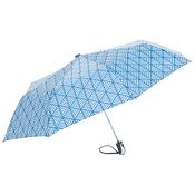 Maggiemay Compact Umbrella in Blue Print image