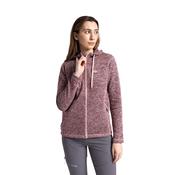 Odelia Womens Full Zip Fleece Hoodie in Rose Tone