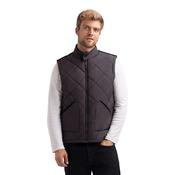 Plato Men's Casual Padded Gilet in Dark Grey image