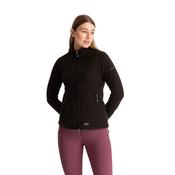 Renato Women's Full Zip Fleece Top in Black image