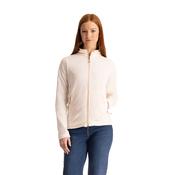 Renato Women's Full Zip Fleece Top in Cream Blush image