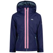 Rossa Girls' Hooded Waterproof Padded Jacket in Sapphire Blue image