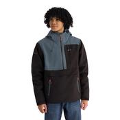 Scolpaig Mens 1/2 Zip Unpadded Rain Jacket in Black image