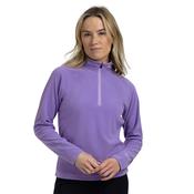 Skylar Women's Half Zip Fleece Top in Wisteria image