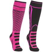 Concave - Kids Unisex Ski Socks (2 Pair Pack) - Pink image