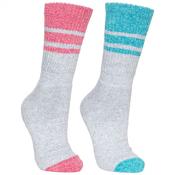 Hadley Womens Hiking Socks 2 Pack - Raspberry / Marine Marl image