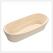 KutchenProfi Oval Banneton Proofing Bakset 1KG 29X13X7.5cm