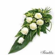 White Rose Funeral Spray image