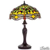 16″ Green Dragonfly Tiffany Lamp 7540 image