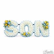 SON Floral Letter Tribute