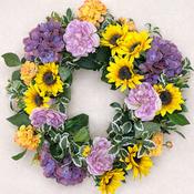 Sunlit Meadow Silk Wreath image