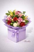 Rose, Orchid &amp; Lily Bouquet image