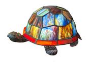 Turtle Tiffany Lamp (Sunset)