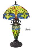 Dragonfly Meadow Double-Lit Tiffany Lamp  56cm image