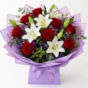 Ruby Rose &amp; Lily Bouquet image