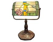 Mackintosh Rose Tiffany Banker’s Lamp image