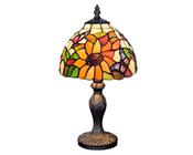 Sunflower &amp; Butterfly Tiffany Table Lamp image
