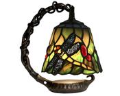 Enchanted Dragonfly Tiffany Accent Lamp – 18cm image