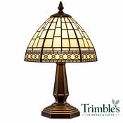 The Kensington Leaded Glass Tiffany Style Table Lamp image