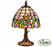 Hummingbird Garden  6″ Tiffany-Style Lamp image