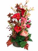 Autumn Romance Silk Floral Arrangement – 60cm image