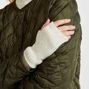 Natural Supersoft Merino Wool Fingerless Gloves image
