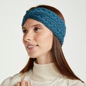 Petrol Aran Twisted Knitted Headband image