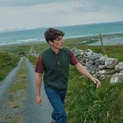 Green Zipped Aran Nepped Gilet