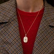 Arda Two Tone Pendant with Rare Irish Gold