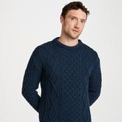 Blackwatch Unisex Classic Crew Neck Aran Sweater