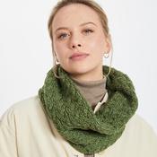 Green Aran Infinity Snood image