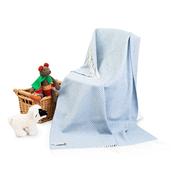 Blue Baby Blanket Irish Lambswool image