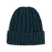 Scots Pine Donegal Fleck Merino Wool Ribbed Beanie image