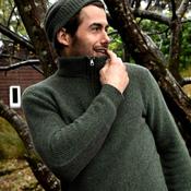 Field Seed Stitch Half Zip Sweater
