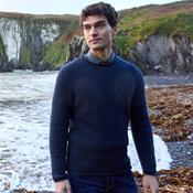 Silent Night Fleck Merino Roll Edge Sweater image