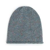 Seafoam Merino Wool Jersey Hat with Roll Edge image